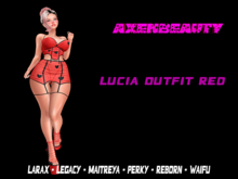 aX: Lucia Outfit Red