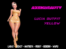 aX: Lucia Outfit Yellow