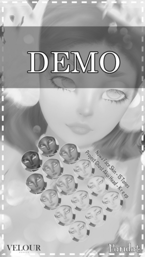 DEMO - Nuwa Human Skin Face - AKUI HEAD - Pandat