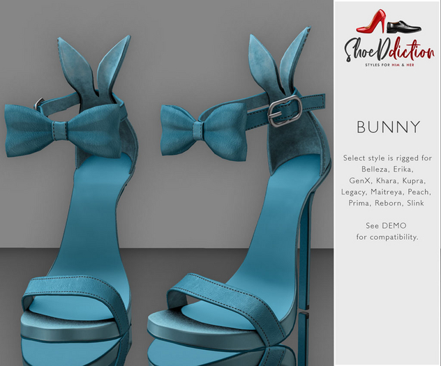 {SA} Bunny Heels Blue