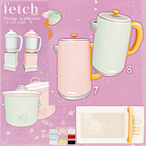 7. [Fetch] Vintage Appliances - Kettle - Pink (Rez me)