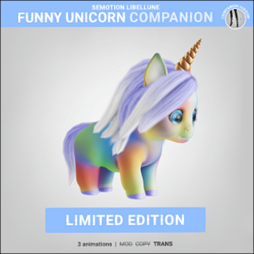 SEmotion Libellune Funny Unicorn Companion LIMITED