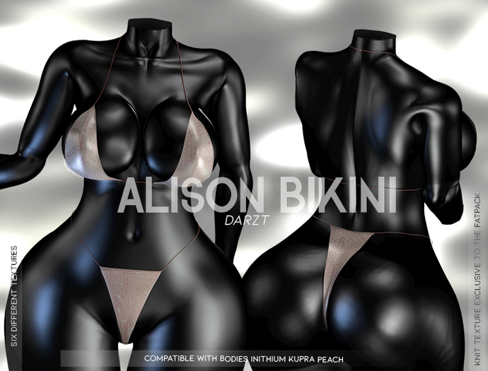 l DARZT l ALISON BIKINI  I ORANGE I KUPRA & PEACH