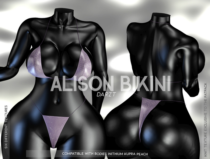 l DARZT l ALISON BIKINI  I PURPLE I KUPRA & PEACH