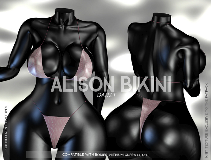 l DARZT l ALISON BIKINI  I ROSE I KUPRA & PEACH
