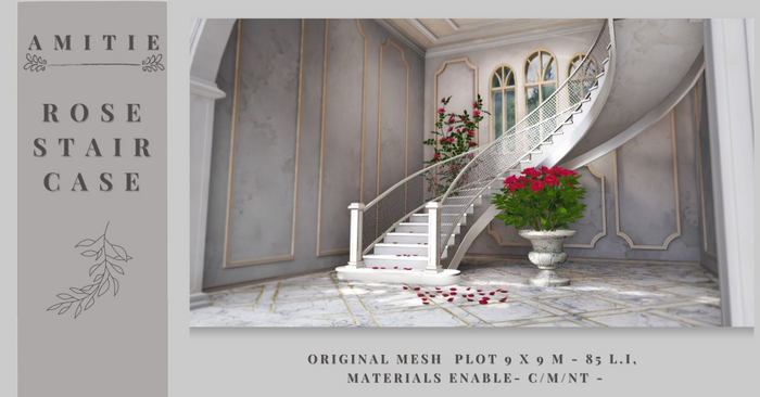 Amitie Rose StairCase BACKDROP