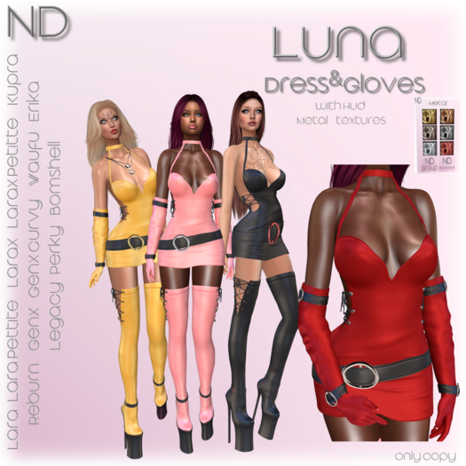 [ND] Luna Dress Red