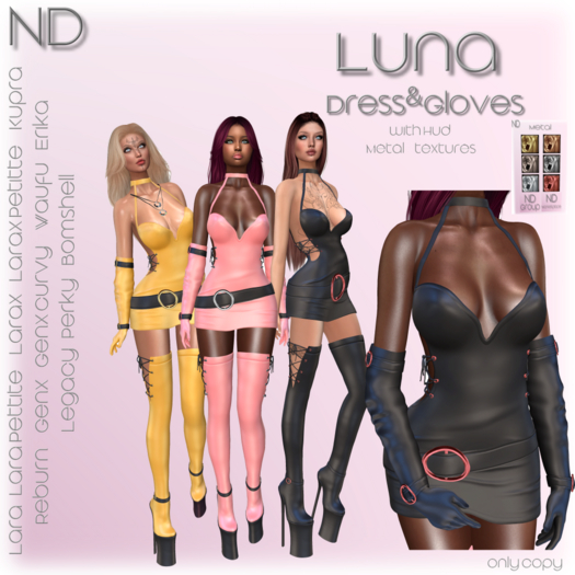 [ND] Luna Dress Black