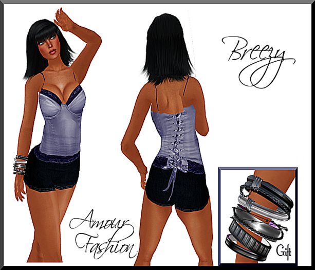 Amour Fashion - Breezy Purple Outfit