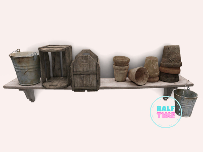 Apple Fall Potting Shelf