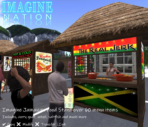 Imagine Jamaican Food Stand