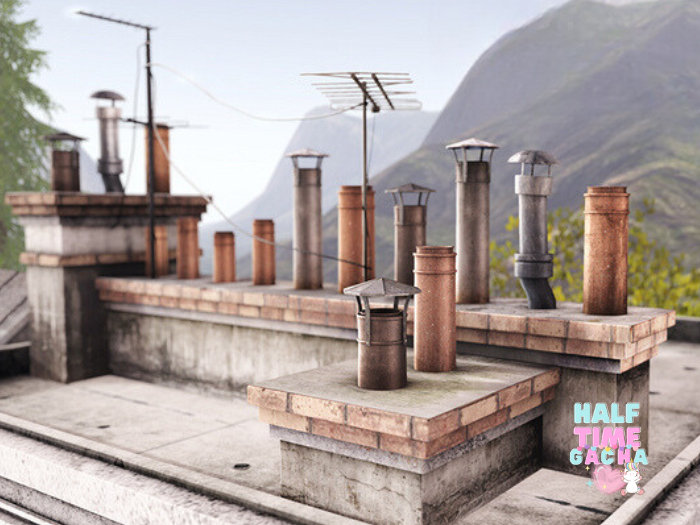 ionic : Rooftop Chimneys & Antennas