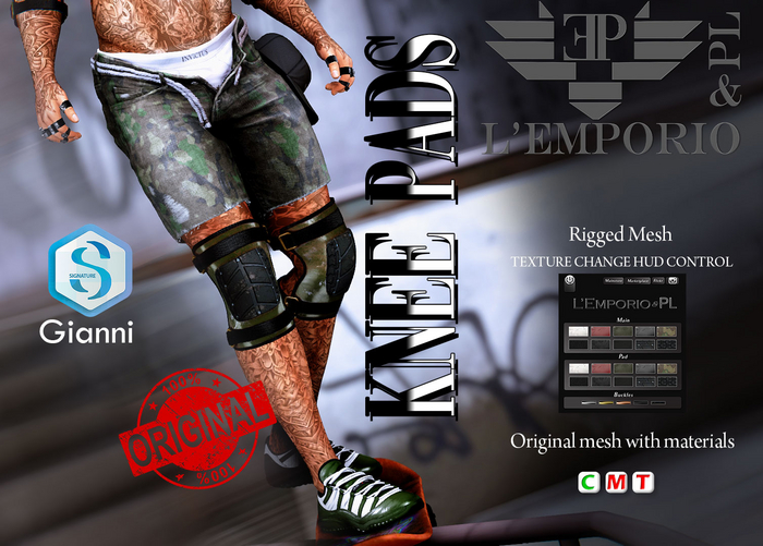 L'Emporio&PL::* Knee Pads*::-Signature Gianni-Rigged-