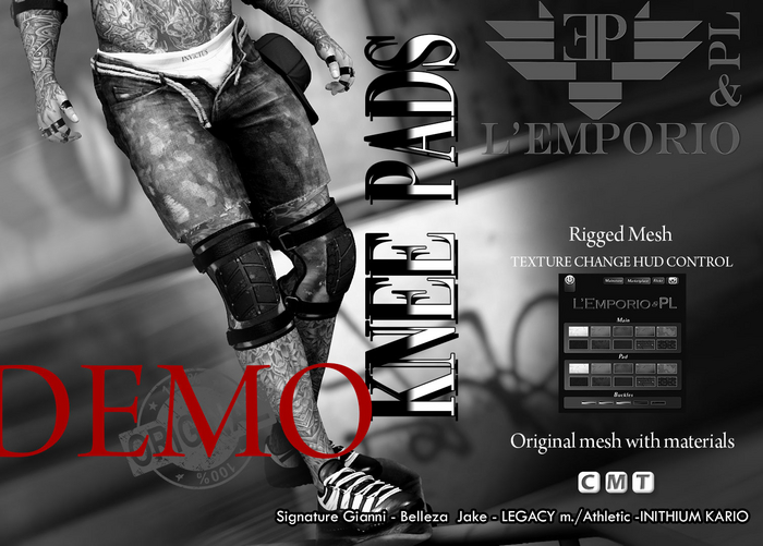 D*E*M*O _L'Emporio&PL::* Knee Pads*::-Male size-