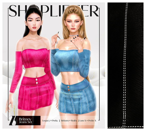 [SHOPLIFTER] - "Britney" Top / BLACK