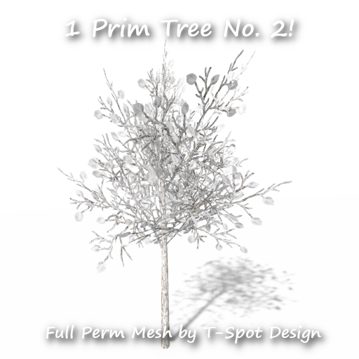 T-Spot Mesh - 1 Prim Winter Tree No. 2 - LI=0.5