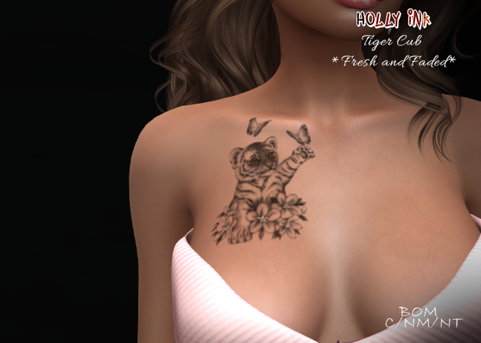 Holly Ink - Tiger Cub - BOM tattoo