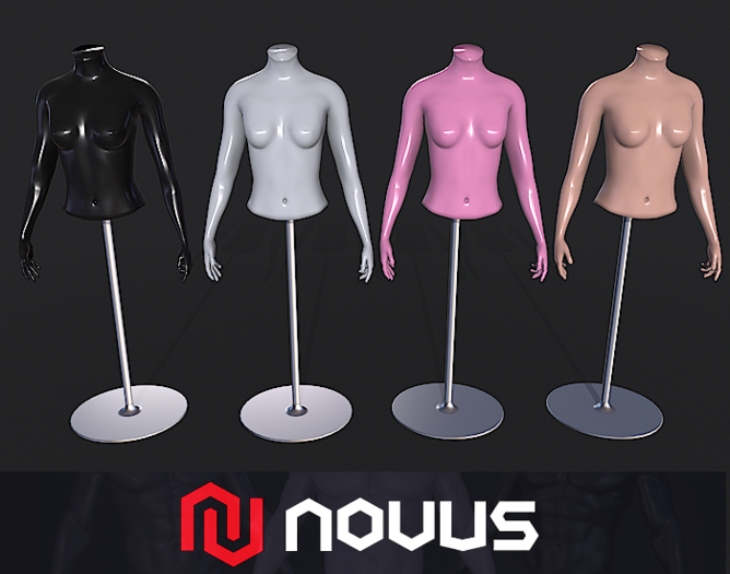 Female Torso Mannequin - PRO/Base {Mesh}
