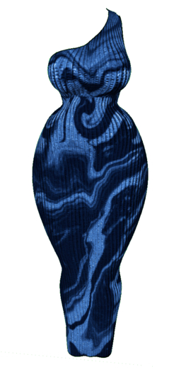!TRB - Ciera Abstract Dress - Sicillian