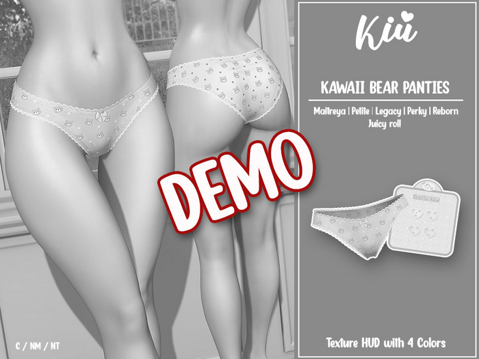 *>Kiu<* - Kawaii Bear Panties_DEMO