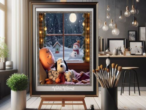 Demo Snoopy Love Picture Frame