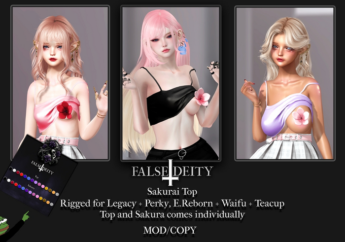 False Deity - Sakurai Top (FATPACK)
