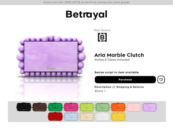 BETRAYAL. Aria Marble Clutch Pack - UNISEX Bento Poses + RESIZABLE
