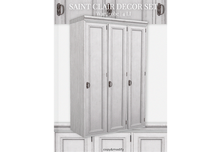 MINIMAL - Saint Clair Decor Set Display Wardrobe