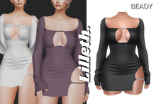 Lilleth. BEADY Dress Knit Kupra