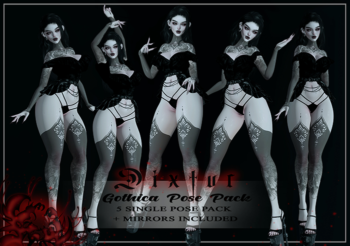 .Dixtur. - Gothica Pose Pack [Add/Wear]