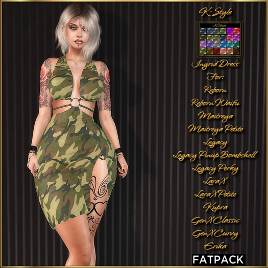 [K-Style] INGRID DRESS - FATPACK #10