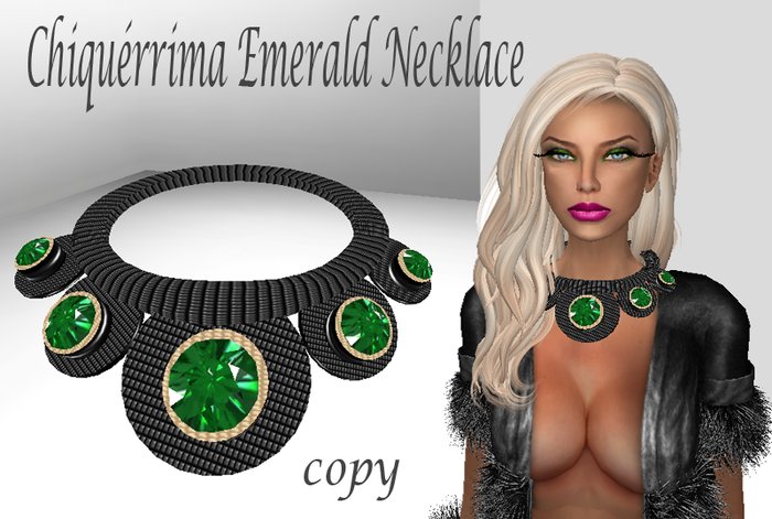 CHIQUERRIMA EMERALD NECKLACE