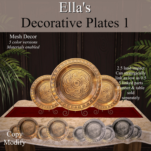 Ella's Decorative Plates 1