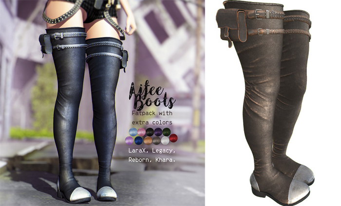 UNA. Aifee Boot Brown