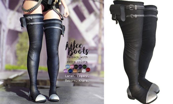 UNA. Aifee Boot Black