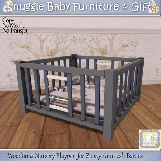 Woodland Nursery Playpen for Zooby Animesh Babies