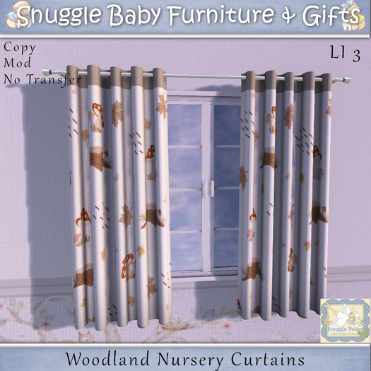 Woodland Nursery Curtains By Snuggle Baby 
