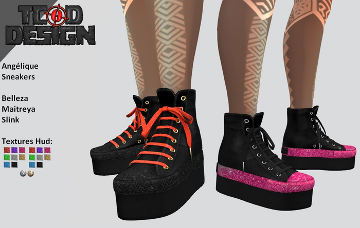 Sneakers ~ Angelique [Textures Hud]. DEMO