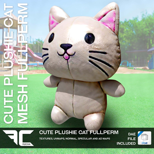 FLECHA Adorable Plush Kitten Fullperm