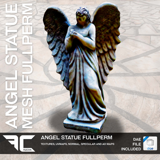 FLECHA Angel Statue Fullperm
