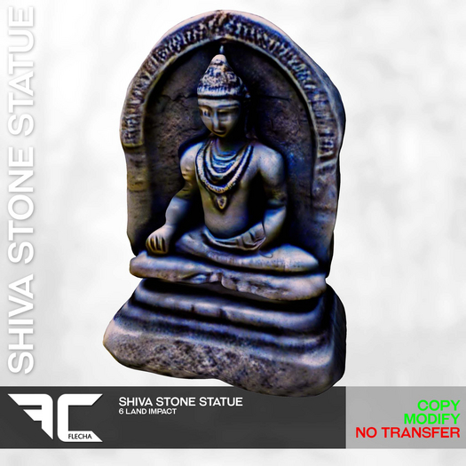 FLECHA Shiva Stone Statue (Copy+Mod)