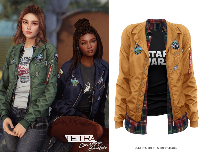 TETRA - Spacetrip Bomber (Mustard)