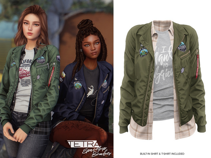 TETRA - Spacetrip Bomber (Olive)