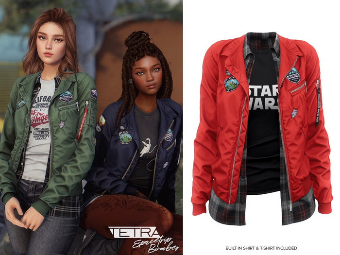 TETRA - Spacetrip Bomber (Scarlet)