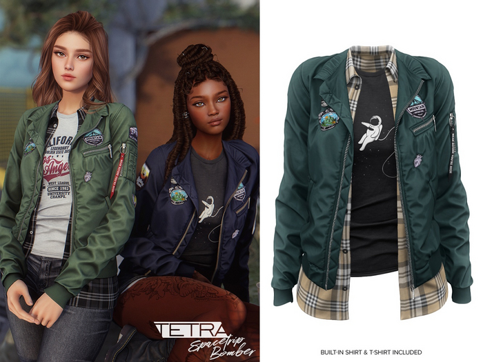 TETRA - Spacetrip Bomber (Teal)