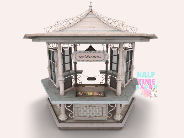 8f8 - 1. Vintage IceDreams Gazebo *** RARE 1