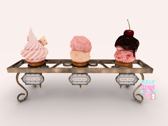 8f8 - 17. IceDreams Pink Ice Cream Display