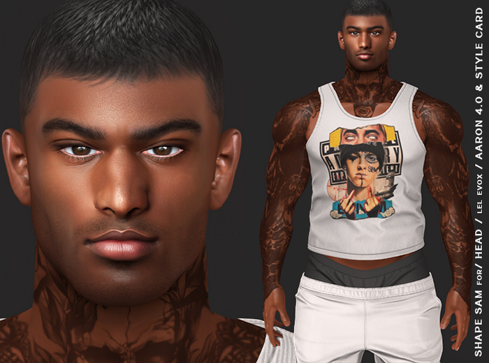 *ATLAS*SHAPE SAM for/ HEAD / lel evox / AARON 4.0 & STYLE CARD