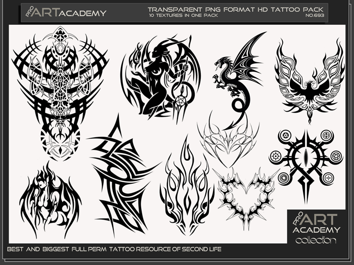 @PAA - Tattoo Texture Pack 693#