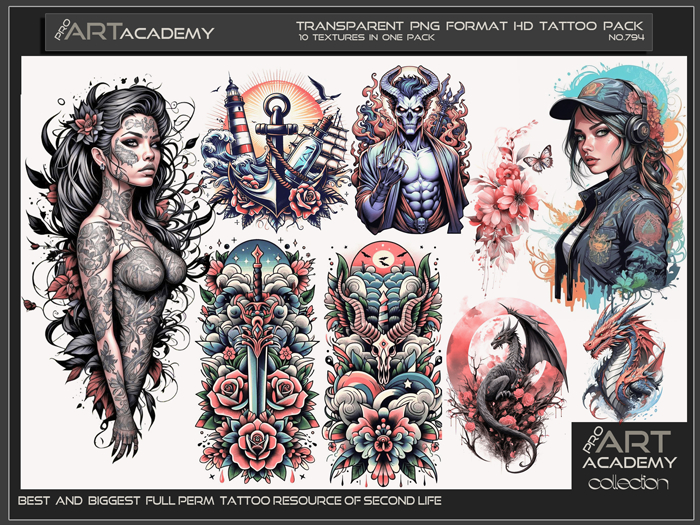 @PAA - Tattoo Texture Pack 794